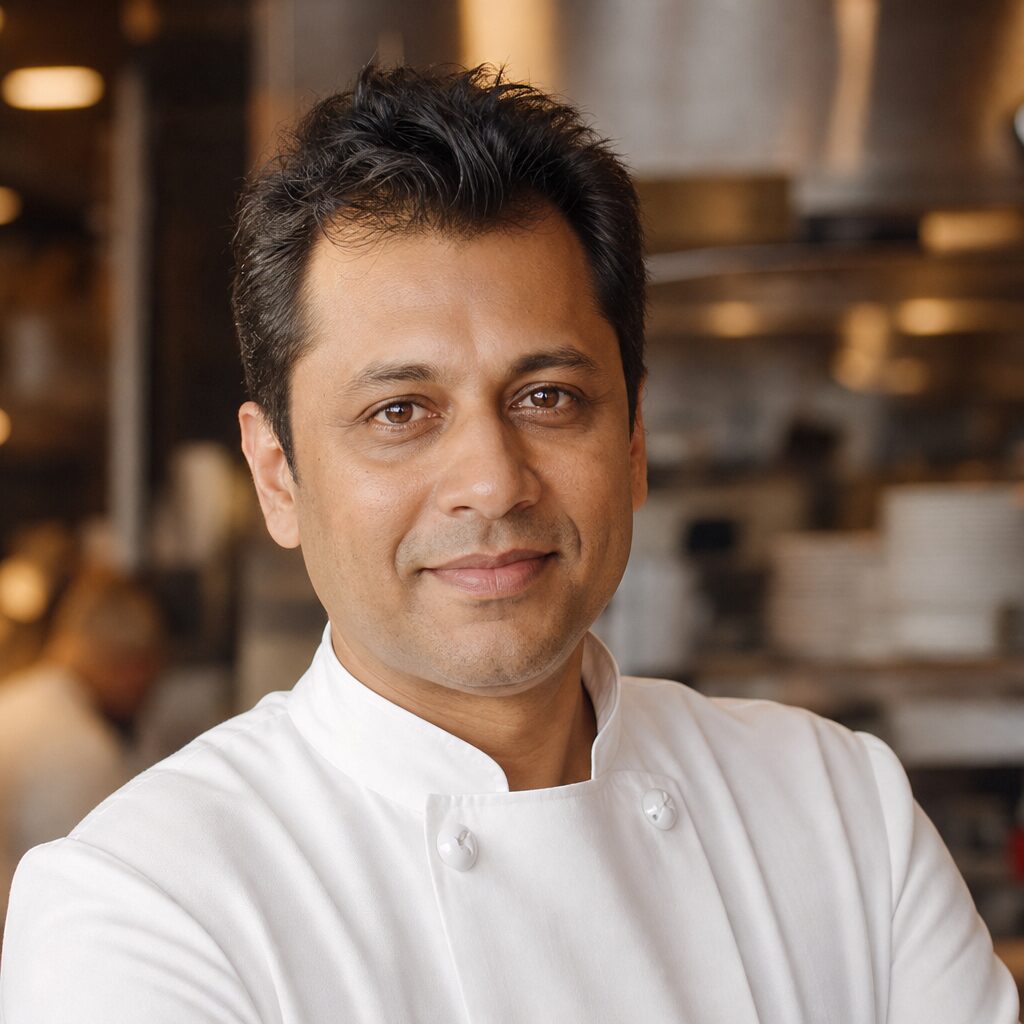 Portrait of Chef Anand